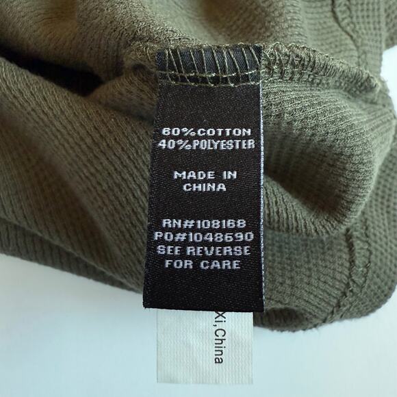 RSQ Youth Olive Green Waffle Knit Top Large - Picture 7 of 8